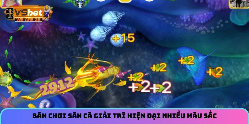 Bắn Cá Siêu Thị - Cẩm Nang Săn Cá Đổi Thưởng Đỉnh Cao 8 Bàn chơi săn cá giải trí hiện đại nhiều màu sắc